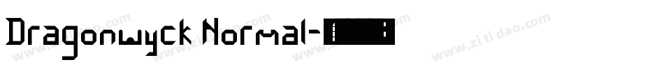 Dragonwyck Normal字体转换